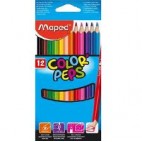 CRAYONS COULEUR COLOR'PEPS x 12 TRIANGULAIRES
