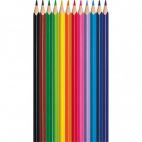 boîte de 12 crayons de couleur standards