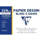 PAPIER BLANC A CRAIN 224g/m2 A4