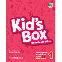 EP 1 - KID'S BOX NEW GENERATION 1 WB W / HOME BOOKLET (+DIGITAL PACK) ENGLISH FOR SPANISH SPEAKERS